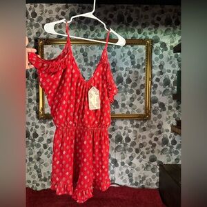 Band of Gypsies Red Geometric Dress